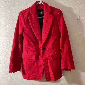 Banana Republic Lido Sculpted Wool Blazer Women Size 0 Preppy Old Money Career